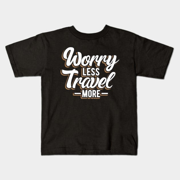 Travel Kids T-Shirt by Alvd Design